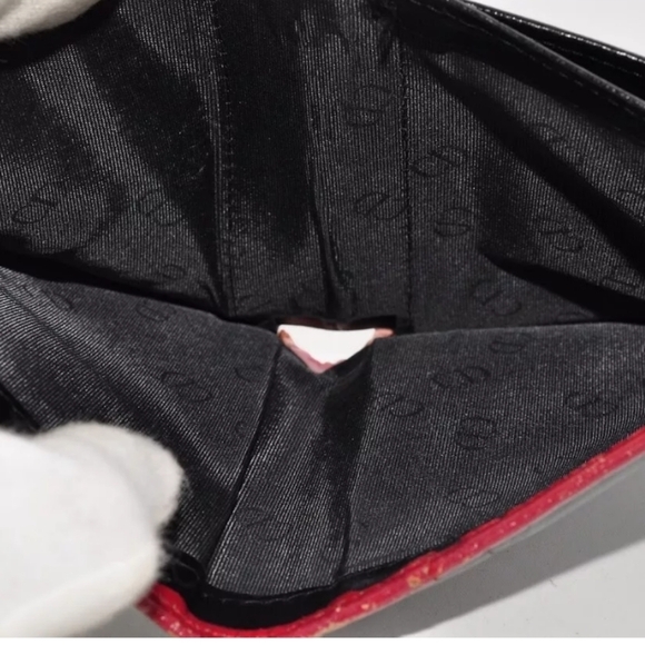 Christian Dior monogram wallet red black leather - Picture 9 of 12